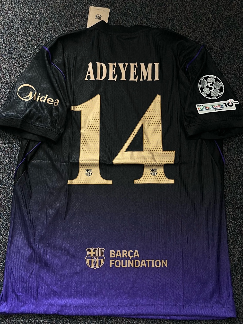 ADEYEMI 14 BARCA 26/27 AWAY JERSEY ( XL)